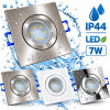 LED Einbaustrahler Marin / 230V / 7W / Loch = 60 - 68mm / ET = 32mm / IP44