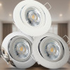 LED Einbaustrahler Timo / 230V / 3W / 250Lumen / Schwenkbar / Bajonettverschluss