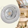 LED Einbaustrahler Timo / 230V / 7W / 550Lumen / Schwenkbar / Bajonettverschluss