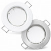 LED Einbaustrahler TOM 230V • GU10 6W • Ø 80 mm • Warmweiß