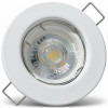 LED Einbaustrahler Tom 5W 230V Neutralweiß 4000K – Edelstahl gebürstet oder Weiß