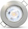 LED Einbaustrahler Tom 5W 230V Neutralweiß 4000K – Edelstahl gebürstet oder Weiß