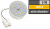 LED Einbaustrahler Tom | Flach | 230V | 5W | ET-28mm | Weiss | Starr
