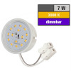 LED Einbaustrahler Tom | Flach | 230V | 7W | ET-28mm | Weiss | DIMMBAR