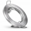 LED Einbaustrahler Tom | Flach | 230V | 7W | ET-30mm | Silber gebürstet