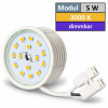 LED-Modul, 5Watt, 400 Lumen, 230Volt, 100% dimmbar, Warmweiß, 3000Kelvin