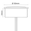 LED-Modul, 5Watt, 400 Lumen, 230Volt, 100% dimmbar, Warmweiß, 3000Kelvin