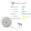 LED-Modul, 7Watt, 470Lumen, 230Volt, 50 x 23mm, Neutralweiß, 4000Kelvin