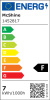 LED-Modul, 7Watt, 620 Lumen, 230Volt, 100% dimmbar, Warmweiß, 3000Kelvin