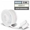 MCOB LED-Modul, 5Watt, 400 Lumen, 230Volt, 50 x 23mm, Neutralweiss, 4000Kelvin