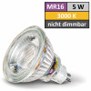 Reflektor COB LED Leuchtmittel 12Volt - 5Watt - WARMWEISS - 400 Lumen - Sockel Gu5.3 - 36° Lichtkegel