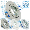 Runder Bad Einbaustrahler Marina / 230Volt / IP44 / Ohne LED Leuchtmittel
