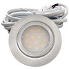 Sets Flache LED Einbauleuchte - 12V - 2W - Silber - 72mm - mit Trafo