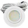 Sets Flache LED Einbauleuchte - 12V - 2W - Weiss - 72mm - mit Trafo