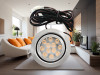 Sets - LED Einbaustrahler Alina 12V - 3W - Trafo - Zuleitung - Schwenkbar