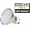 SMD LED Einbaustrahler Dario / 230Volt / 3Watt / 250Lumen / Bajonettring