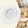 SMD LED Einbaustrahler Timo / 230Volt / 7Watt / Aluminium Druckguss / Schwenkbar