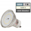SMD LED Einbaustrahler Timo / 230Volt / 7Watt / Aluminium Druckguss / Schwenkbar