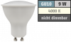 SMD LED Einbaustrahler Tom | 230Volt | 9 Watt | 900 Lumen | Silber