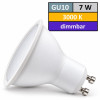 SMD LED Leuchtmittel 230Volt - 7Watt - WARMWEISS 3000Kelvin - DIMMBAR - Sockel Gu10