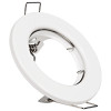 Einbaufassung für LED Spot GU10 MR16 Modul rund Weiß D=80mm