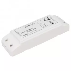 Elektronischer LED Trafo 1 -> 36Watt für LED Lampen oder Stripes - stabilisierte Spannung.