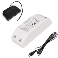 Elektronischer LED Transformator 12W mit Miniverteiler 230V Zuleitung