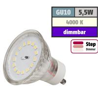 Step Dimmbar | 5W SMD LED Bad Einbauleuchte Marina 230 Volt | IP44