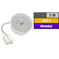 Flacher SMD LED Einbaustrahler Jan / 220Volt / 5Watt / DIMMBAR / ET=32mm