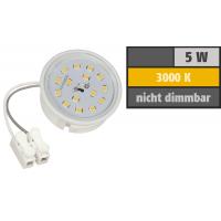 Flacher SMD LED Einbaustrahler Timo / 220Volt / 5Watt LED Lampenmodul / ET=32mm