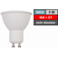 LED Einbaustrahler Tom | 230V | 5W | Smart Wifi | RGB + CCT | Silber | GU10