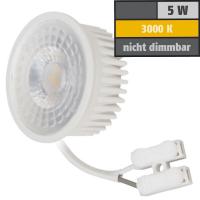 MCOB LED-Modul, 5Watt, 400 Lumen, 230Volt, 50 x 23mm, Warmweiss 3000Kelvin