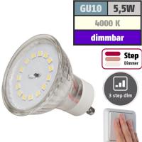 SMD LED Leuchtmittel 230Volt - 5Watt - Step dimmbar - Neutralweiss