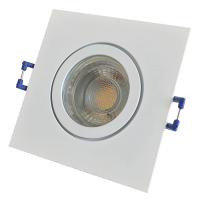 5W LED Einbauleuchte IP44 | 230V | 400Lumen | 85 x 30mm | Rund | Silber