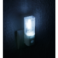 LED - Nachtlicht mit Dämmerungssensor, LED Kaltweiss, 230Volt