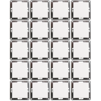 Wechselschalter McPower Flair, 250V~/10A, UP, weiß, 20er-Pack