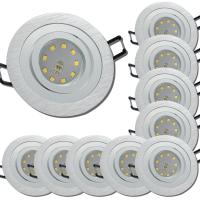 12Volt LED Einbaustrahler Sandy | 3Watt | Gu5.3 Sockel | MR16 Fassung | Trafo notwendig