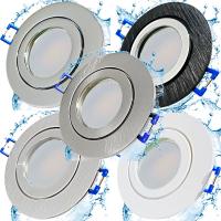 LED Einbaustrahler Marina / 230V / 3W / ET = 35mm / IP44 / Milchglas