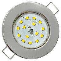 SMD LED Einbaustrahler Tom / 230V / 7W=60W / 470 Lumen / Silber oder Weiss