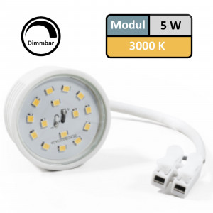 LED-Modul, 5Watt, 400 Lumen, 230Volt, 100% dimmbar, Warmweiß, 3000Kelvin