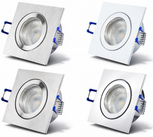 7W LED Bad Einbaustrahler Marin 230 Volt / Dimmbar / IP44 / 450 Lumen