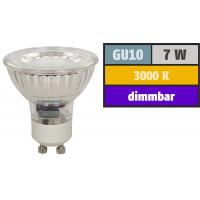 Einbauleuchte Dario / 230V / MCOB LED / 7Watt / DIMMBAR / Aluminium / Gu10 / Schwenkbar