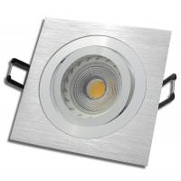 Einbaustrahler Linus / LED Leuchtmittel 230V / 5Watt / 400Lumen / Aluminium / Silber