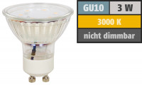 SMD LED Einbaustrahler / 230Volt / 3Watt / Aluminium / Drehbar / Eckig