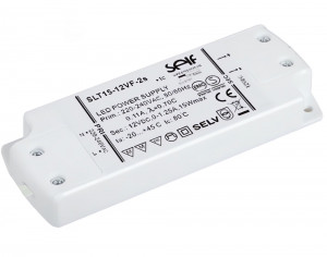 Elektronischer LED Trafo 1 bis 15Watt - für LED Lampen oder Stripes. Spannung stabilisiert 12VDC