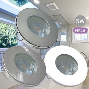 LED Bad Einbaustrahler Aqua65 12V MR16 | IP65 | 5W 400lm | Dusche & Feuchtraum