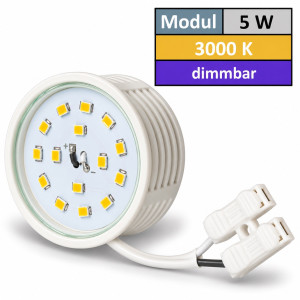 LED-Modul, 5Watt, 400 Lumen, 230Volt, 100% dimmbar, Warmweiß, 3000Kelvin