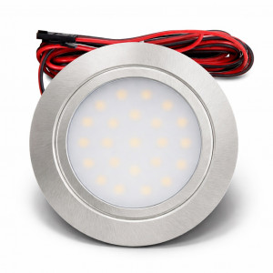 LED Möbelspot 12V Mila ultraflach 11mm – flacher Einbaustrahler für Möbel & Vitrinen