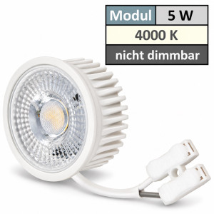 MCOB LED-Modul, 5Watt, 400 Lumen, 230Volt, 50 x 25mm, Neutralweiss, 4000Kelvin