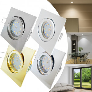 SMD LED Einbaustrahler Dario / 230Volt / 7Watt / 470Lumen / Bajonettring